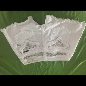 Miss me white shorts